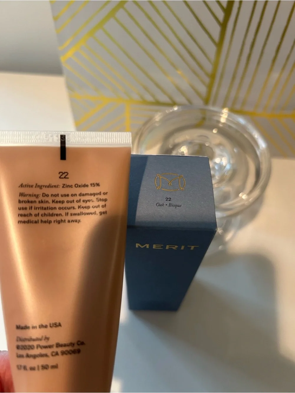 ✨ MERIT The Uniform Tinted Mineral Sunscreen SPF 45 | Shade 22 Oak Bisque | NIB